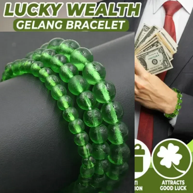 Health Wellness Products - Schmuck Moldavit Tschechisches Meteorit-Armband Magnetimpuls bringt