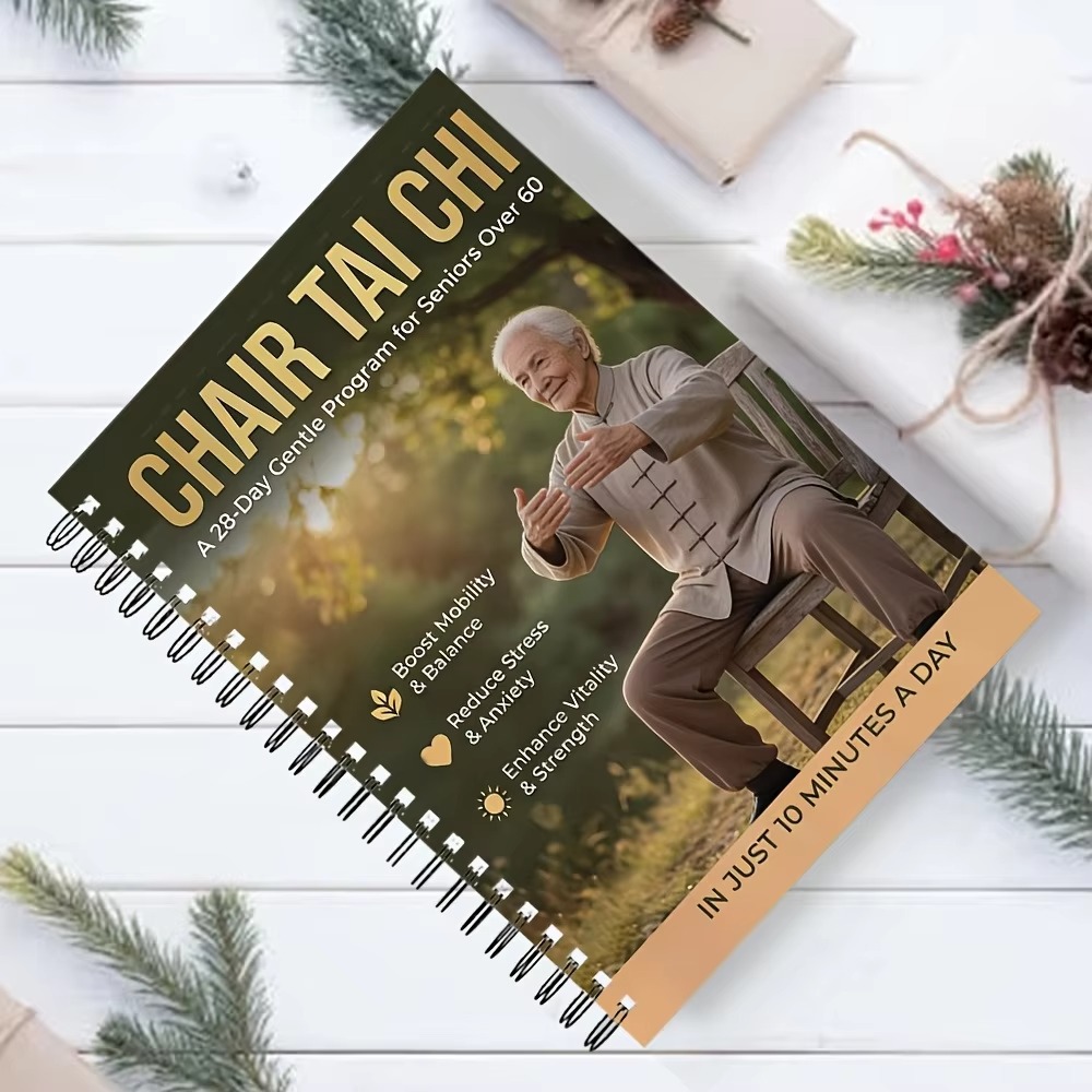 Fitness Journal Planner - Stuhl-Yoga & Tai Chi für Senioren