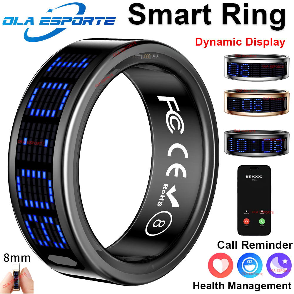 Blood Oxygen Monitor - 2025 Smart Ring Männer Frauen LED