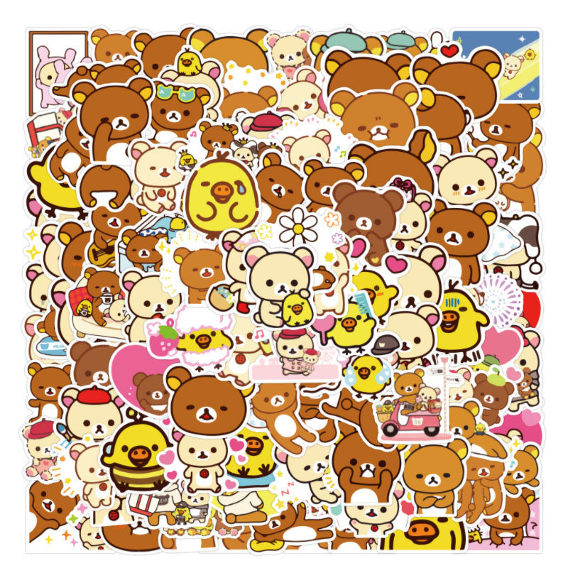 Fitness Journal Planner - 10/30/50/100 stücke Neue Rilakkuma Diy Telefon