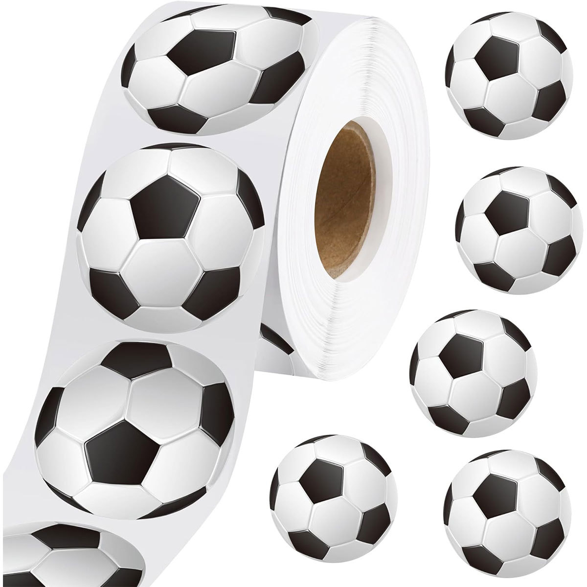 Fitness Journal Planner - 100-500 Stück Fußbälle Aufkleber Sportbälle Aufkleber