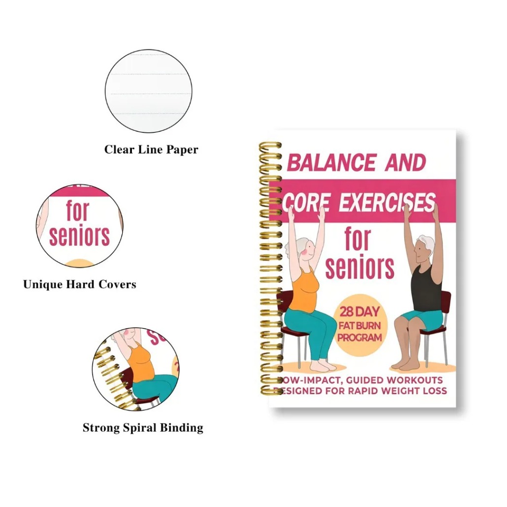 Stuhl-Yoga-Übungsheft für Seni – Fitness Journal Planner Bewertung und Preis