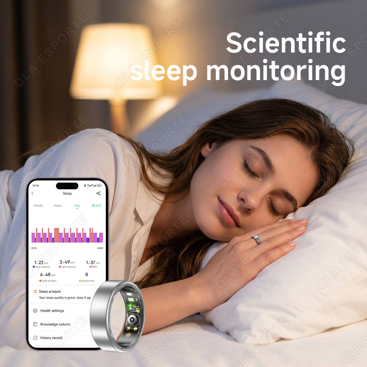 Alle Größen (6-14) Smart Ring  – Blood Oxygen Monitor Bewertung und Preis
