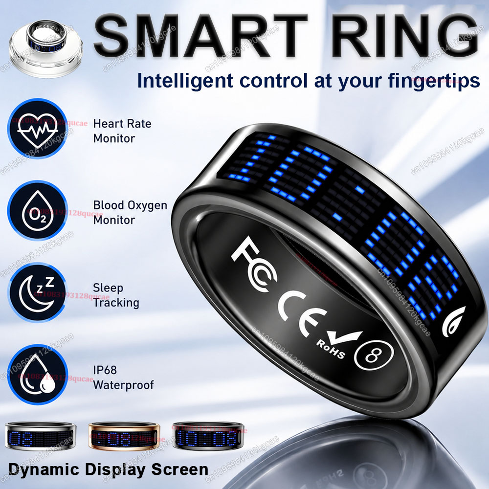 Intelligenter Ring mit Display – Blood Oxygen Monitor Bewertung und Preis