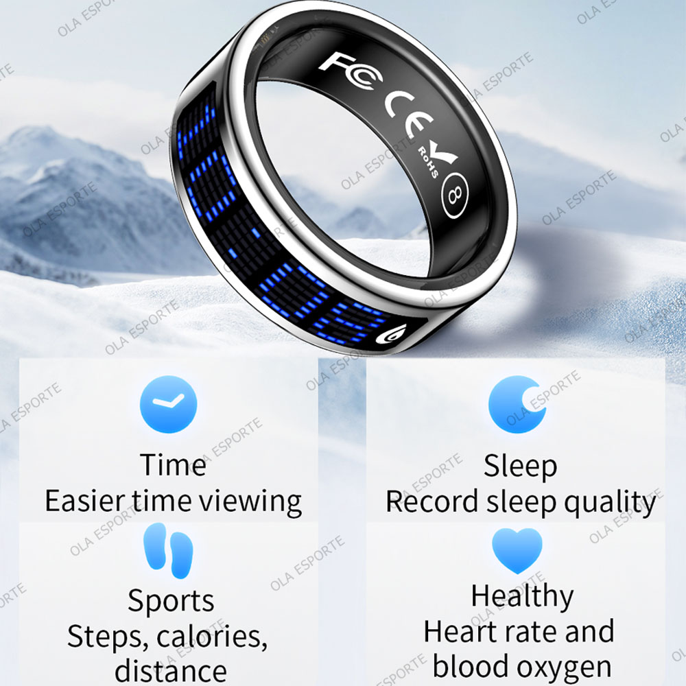 Intelligenter Ring mit Display – Blood Oxygen Monitor Bewertung und Preis