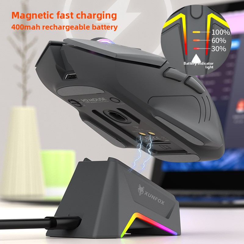 H2 Aufladbare RGB-Leuchtmaus B – Fitness Journal Planner Bewertung und Preis