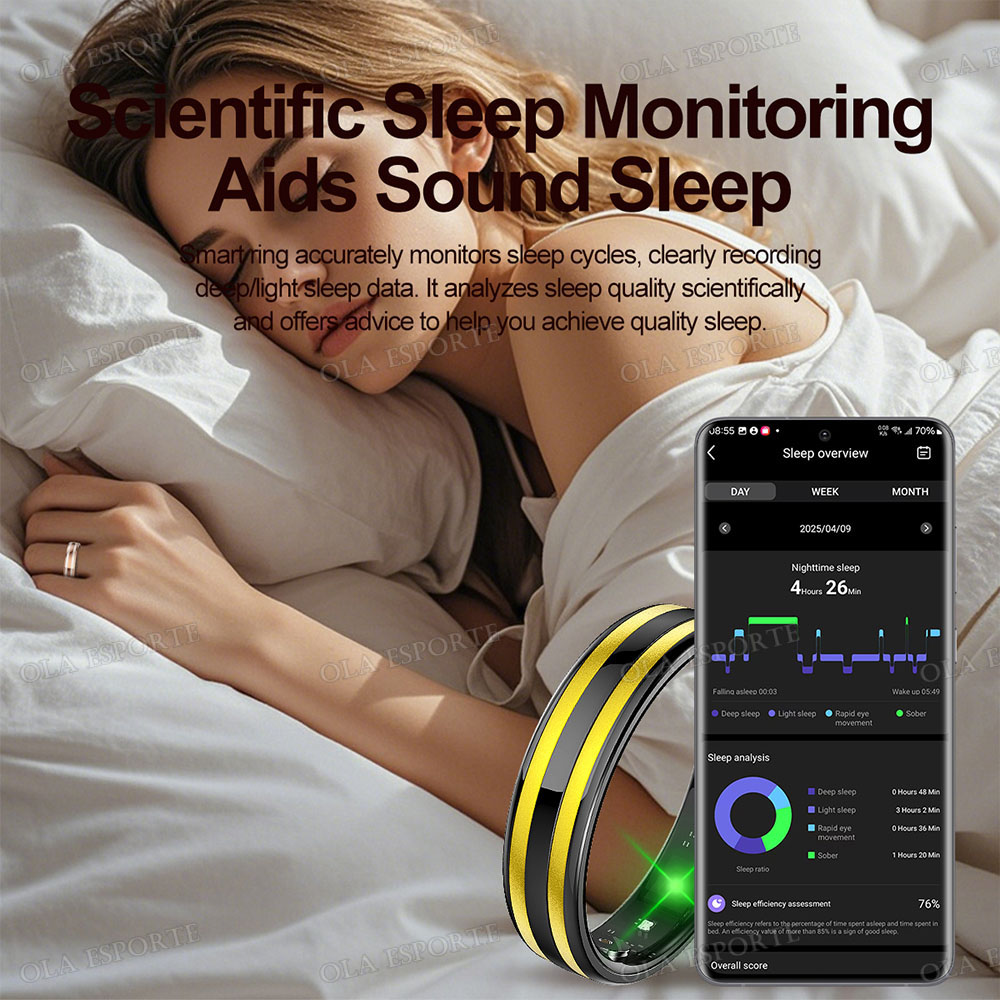 Neuer 6,3mm Dünner Smart Ring  – Blood Oxygen Monitor Bewertung und Preis