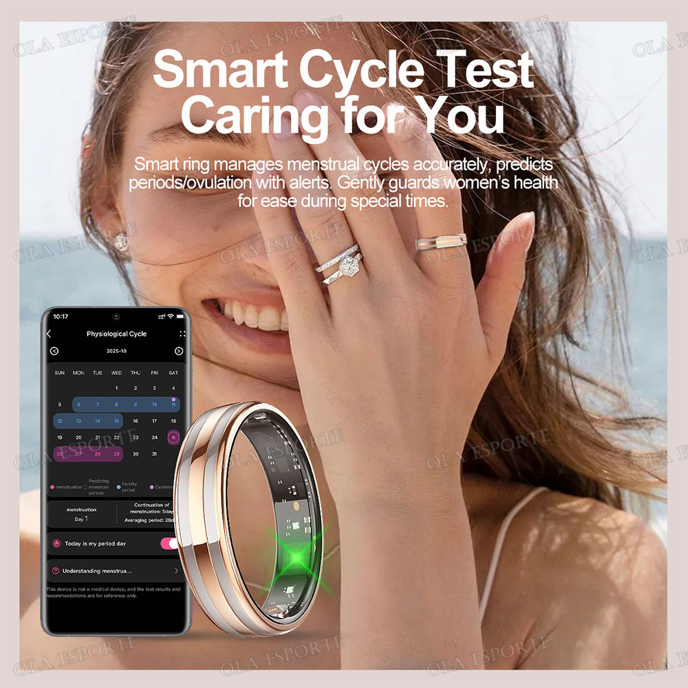 Neuer 6,3mm Dünner Smart Ring  – Blood Oxygen Monitor Bewertung und Preis
