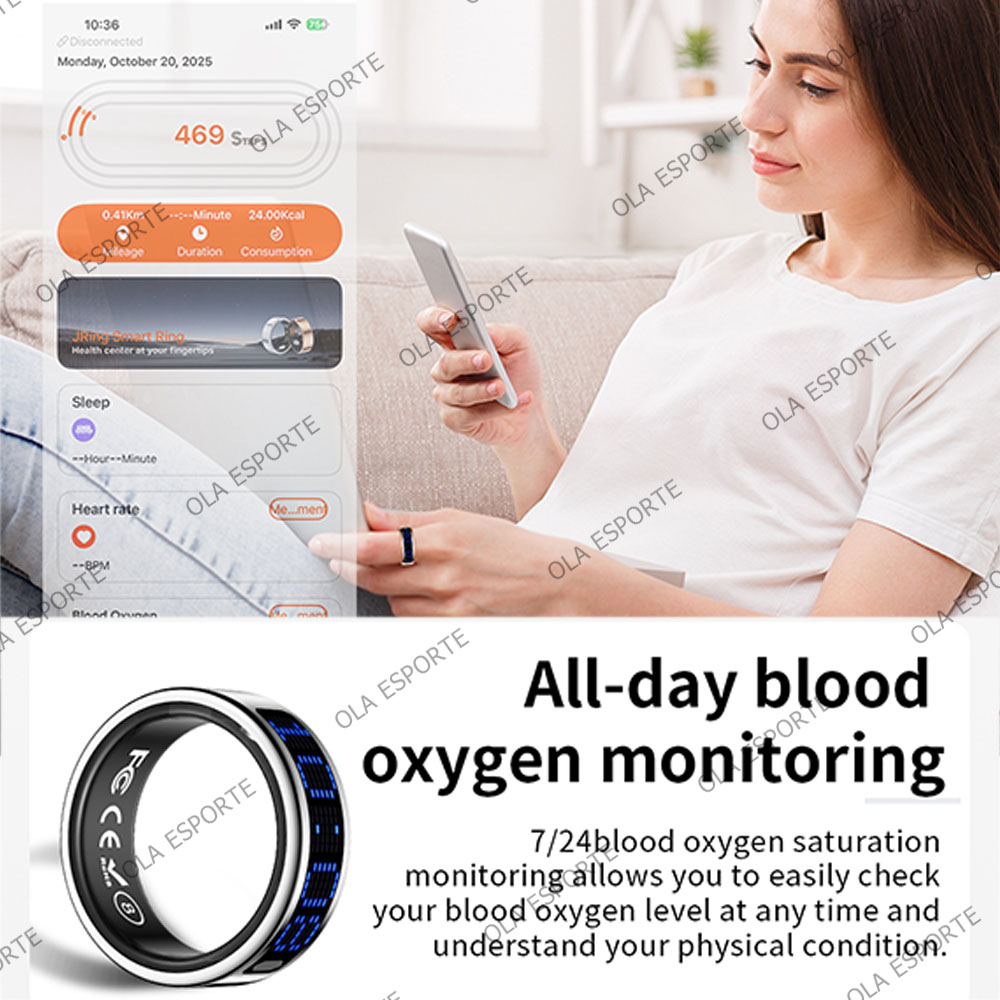 2025 Smart Ring Männer Frauen  – Blood Oxygen Monitor Bewertung und Preis