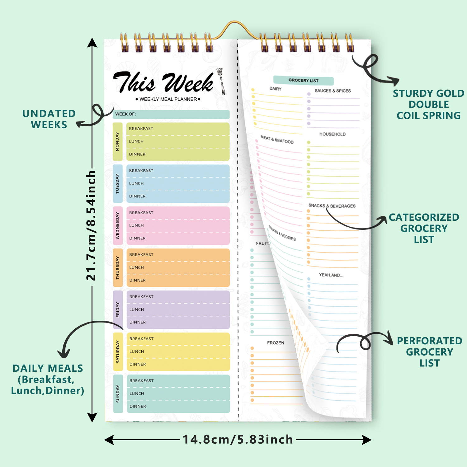 A5 Spiral-Notizbuch im Ins-Sti – Fitness Journal Planner Bewertung und Preis